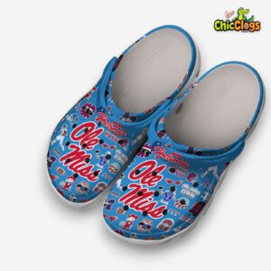 Printed Ole Miss Rebels Crocs Clogs - NCAA Design Footwear - Image 2