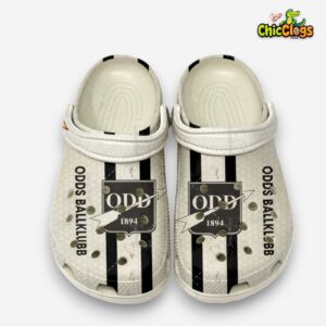 Printed Pattern Crocs Clogs - Odds Ballklubb Design Footwear - Image 2