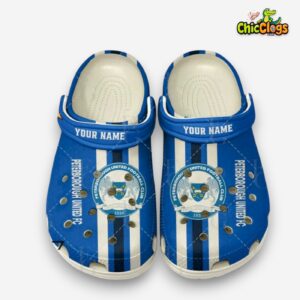 Printed Pattern Crocs Clogs - Peterborough United F.C. League One Design - Image 2