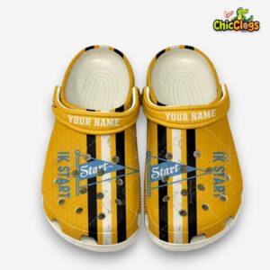 Printed Pattern Crocs Clogs - Stylish IK Start Design for Comfort and Fun - Image 2