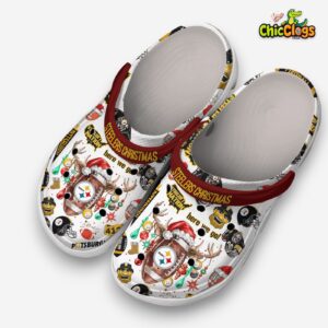 Printed Pittsburgh Steelers Clogs - NFL Pattern Crocs for Fans - Image 5