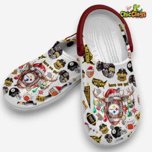 Printed Pittsburgh Steelers Clogs - NFL Pattern Crocs for Fans - Image 6