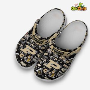 Printed Purdue Boilermakers Crocs Clogs - NCAA Design Footwear - Image 3