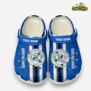 Printed Queens Park Rangers Clogs - Championship Football Pattern Crocs - Image 2