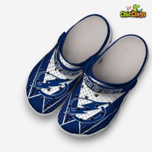 Printed Tampa Bay Lightning Design Crocs Clogs - NHL Team Footwear - Image 2