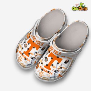 Printed Tennessee Volunteers Crocs Clogs - NCAA Design Footwear - Image 1