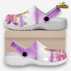Rapunzel Disney Cartoon Classic Crocs For Men, Women, Kids - Image 2