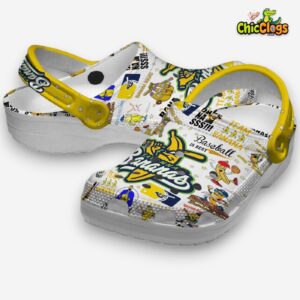 Savannah Bananas Patterned Crocs Clogs - Fun Printed Design Footwear - Image 1