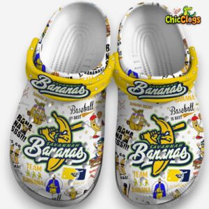 Savannah Bananas Patterned Crocs Clogs - Fun Printed Design Footwear - Image 3