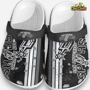 San Antonio Spurs Printed Crocs Clogs - Comfortable Shoes for Men & Women - Image 1