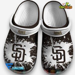 San Diego Padres Classic Crocs with Bold MLB Team Design - Image 1