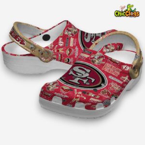 San Francisco 49ers Printed Pattern Clogs - NFL Crocs for Fans - Image 2