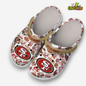 San Francisco 49ers Printed Pattern Clogs - NFL Crocs for Fans - Image 5