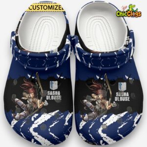 Sasha Blouse Attack On Titan Anime Classic Crocs For Men, Women, Kids - Image 1