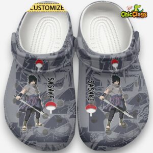 Sasuke Anime Classic Crocs For Men, Women, Kids - Image 2