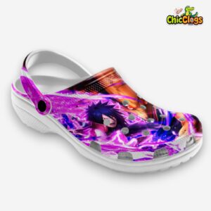 Uchiha Madara Anime Naruto Crocs, Naruto Crocs, Japanese Anime Crocs - Image 1