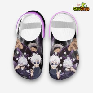 Saturo Gojo Anime Jujutsu Kaisen Unisex Clogs - Image 1