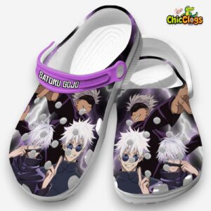 Saturo Gojo Anime Jujutsu Kaisen Unisex Clogs - Image 2