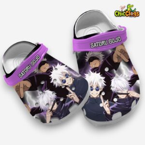 Saturo Gojo Anime Jujutsu Kaisen Unisex Clogs - Image 3