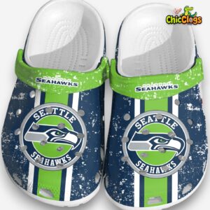 Seattle Seahawks Crocs Clogs - Stylish Comfort Footwear for Fans, Men & Women - Image 1