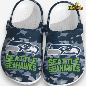 Seattle Seahawks Crocs - Comfortable Clogs for Men & Women - NFL Team Footwear - Image 1
