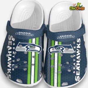 Seattle Seahawks Crocs - Comfortable Clogs with Team Design for Men & Women - Image 1