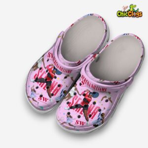 Serena Williams Patterned Crocs Clogs - Grand Slam Design - Image 2
