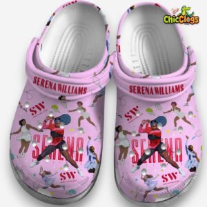Serena Williams Patterned Crocs Clogs - Grand Slam Design - Image 3