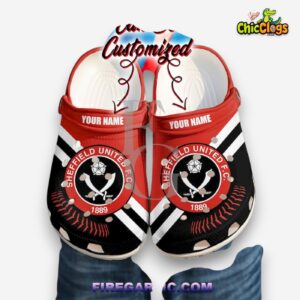 Sheffield United Patterned Crocs Clogs - Stylish Printed Design for Fans - Image 1