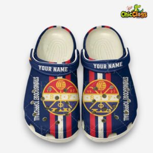 Strømsgodset Toppfotball Printed Design Crocs Clogs - Unique Pattern Footwear - Image 1