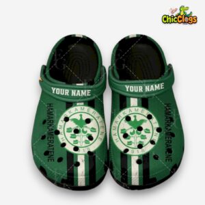 Stylish Printed Pattern Crocs Clogs by Hamarkameratene - Unique Design Footwear - Image 1