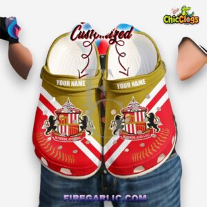 Sunderland FC Patterned Crocs Clogs - Stylish Printed Design for Fans - Image 1