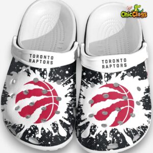 Toronto Raptors Design Clogs - Comfortable Crocs for Men & Women - Image 1