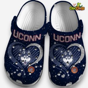 UConn Huskies NCAA Printed Design Crocs Clogs - Stylish Fan Footwear - Image 2