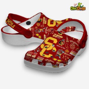 USC Trojans NCAA Printed Design Crocs Clogs - Stylish Comfort Footwear - Image 1