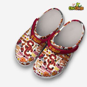 USC Trojans NCAA Printed Design Crocs Clogs - Stylish Comfort Footwear - Image 5