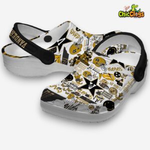 Vanderbilt Commodores NCAA Printed Design Crocs Clogs - Stylish Team Footwear - Image 2