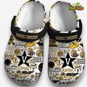 Vanderbilt Commodores NCAA Printed Design Crocs Clogs - Stylish Team Footwear - Image 5