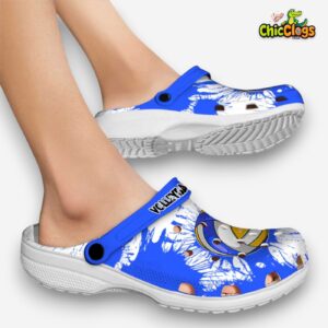 Volleyball Print Clogs - Stylish Crocs for Sports Enthusiasts - Image 1