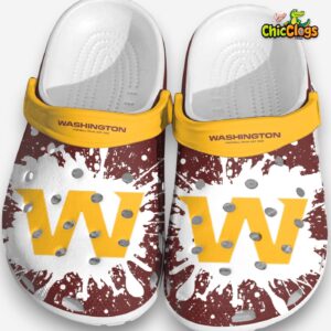 Washington NFL Crocs - Comfortable Crocband Clogs for Men & Women - Sports Footwear - Image 1