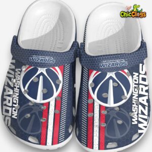 Washington Wizards Clogs - Comfortable Crocs Shoes for Men & Women - Basketball Footwear - Image 1
