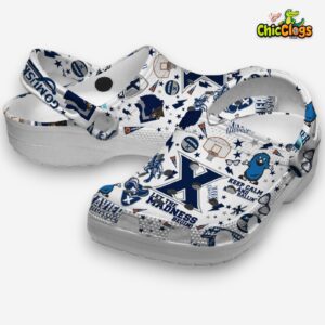 Xavier Musketeers Classic Crocs Shoes - NCAA Printed Design Footwear - Image 2