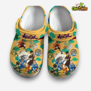 Avatar The Last Airbender Cartoon Yellow Classic Crocs - Image 3