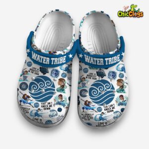 Avatar The Last Airbender Water Tribe 3D Printed Classic Crocs Shoes - Image 3