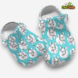 Adorable French Bulldog Blue Clogs, Perfect Gift for Dog Mom & Dog Dad - Image 3