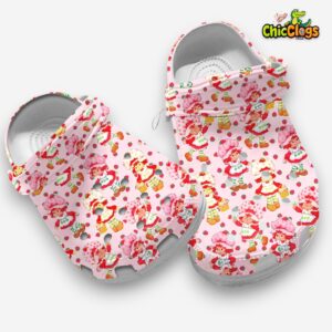 Amazing Strawberry Short Cake Classic Pink Clogs - Image 3
