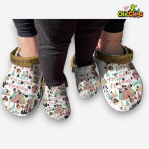Beautiful Hamilton Musical Movie 3D Printed Classic Crocs Shoes - Image 3