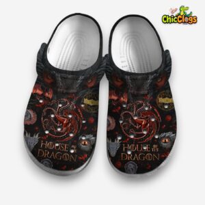 Beautiful House Of The Dragon Movie 3D Printed Classic Crocs Shoes - Image 3