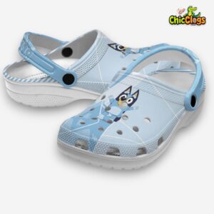 Bluey Geometric Background Unisex Crocs - Image 1