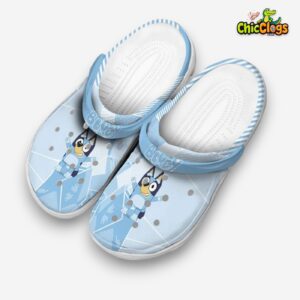 Bluey Geometric Background Unisex Crocs - Image 2
